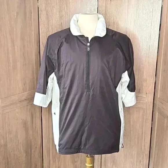 Galway Bay all weather apparel men's Medium black white - Picture 5 of 12